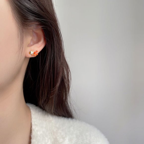 Goldfish Koi fish Earrings - Picture 5 of 6